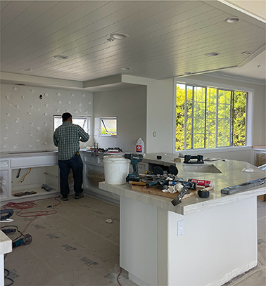 Kitchen Remodeling — Laguna Niguel, CA — During